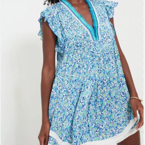 Poupette St. Barth SASHA mini dress size MEDIUM - Picture 1 of 4